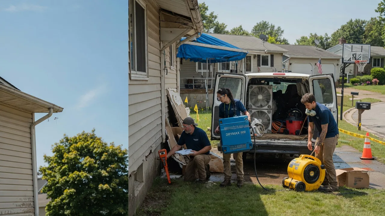 Ceiling Leak Cleanup in East Syracuse, NY near me